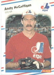 1988 Fleer Baseball Cards      190     Andy McGaffigan
